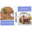 MDF coffee table, wood grain pattern stickers, multi-hole design to give more storage space, simple and convenient design makes it suitable for all kinds of style scenes.-338700395