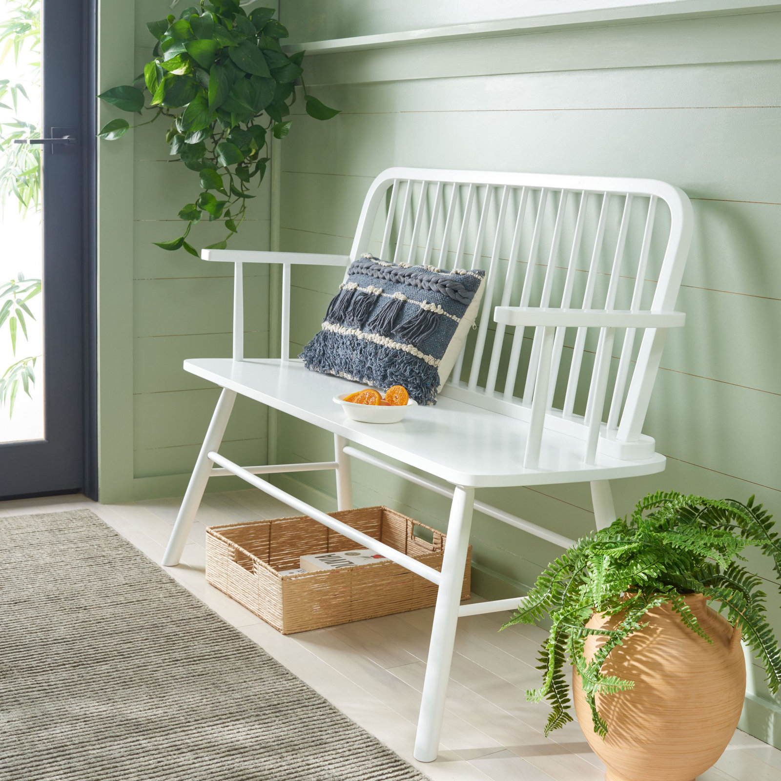 Sireen Bench, White