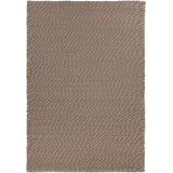 Renea Abstract Handwoven Wool Taupe Area Rug