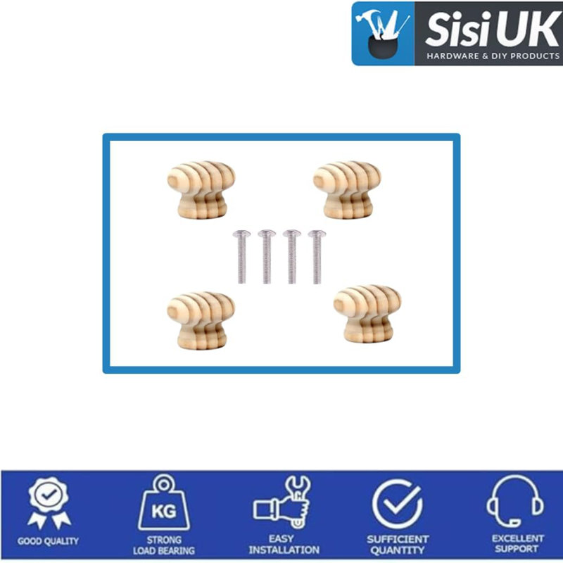 Mushroom Knob, 3 1/2cm Knob Diameter