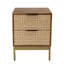 Soraya 40cm W Solid Wood Bedside Table