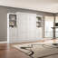 Grand lit Arlex et 2 unités de rangement avec portes (115 W)-88513638