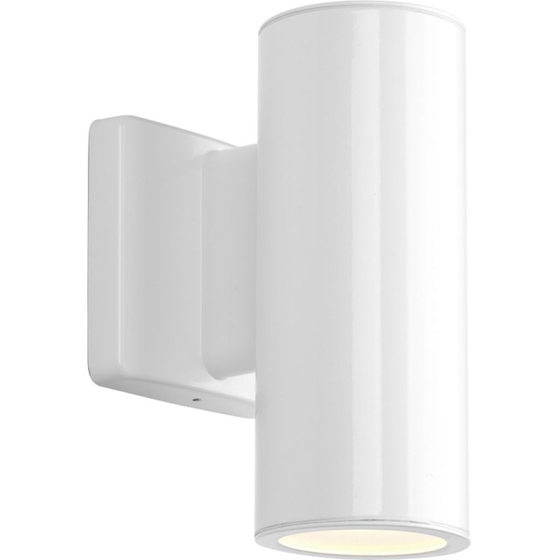 Mcmeans LED Wall Light, 8.25" H x 4.5" W x 4.5" D, White