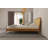 Beiro Solid Wood Rattan Platform Bed with Headboard, Bohemian and Mid-Century Bed Frame-1132484768-1132484774