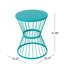 Table d'appoint en acier inoxydable 16 po