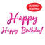 Banderole Foil Happy Birthday-102745738