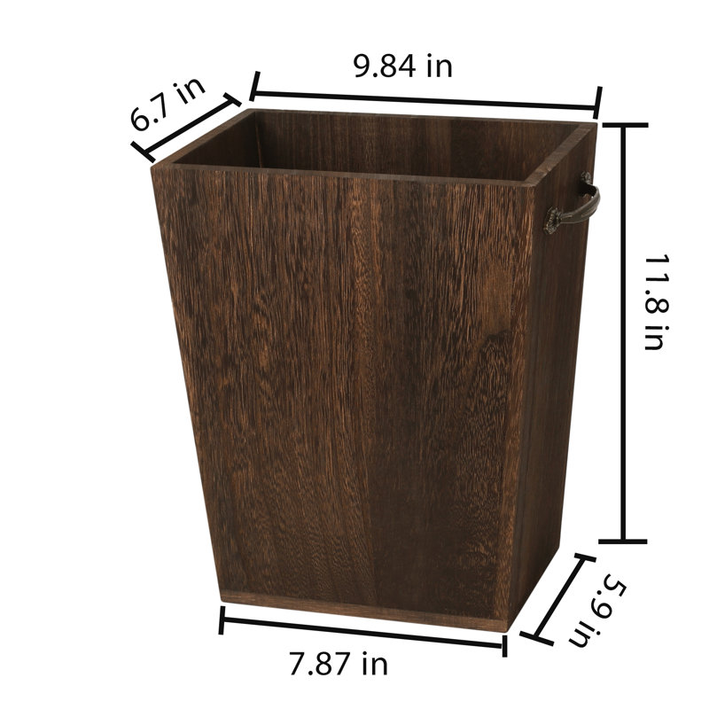 Panier à déchets 1,5 gallon, Brun