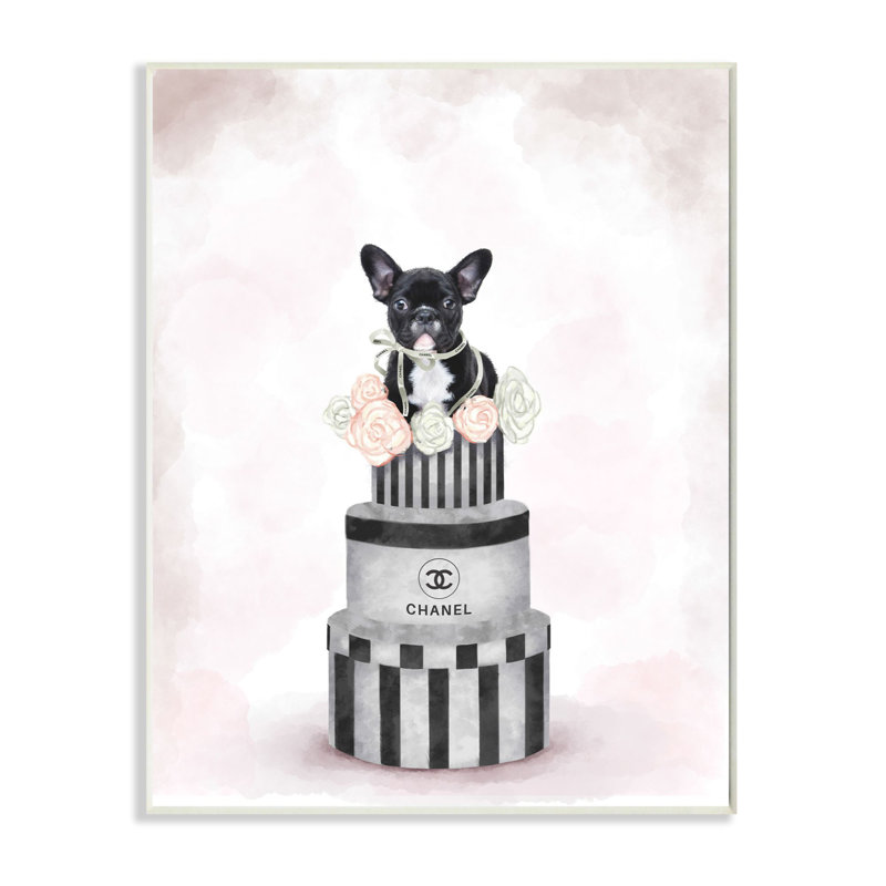 « look box range dog rose », impression, H 19 po x l 13 po x P 0,5 po, Plaque murale