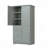 Tall And Wide Storage Cabinet With Doors For Bathroom/Office, Three Drawers-1875788010