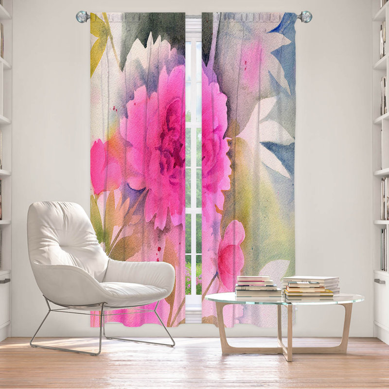 Paire de rideaux obscurcissant en polyester Feya, L 20 po x L 82 po