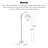 Nordic Minimalist Wrought Iron & Aluminum Floor Lamp