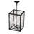 Kurosawa 4 - Light Steel Dimmable Square / Rectangle Chandelier