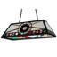 Luminaire suspendu allongé 39 boules 39 po