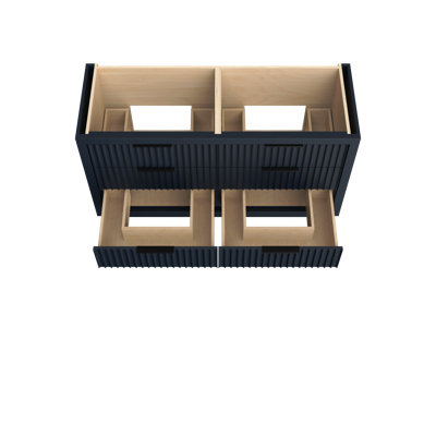 Lecrieú Double Drawer Bath Vanity