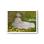 «Garden Lady», art mural de style impressionniste, peinture encadrée d'une femme lisant au printemps-132347976-132348087