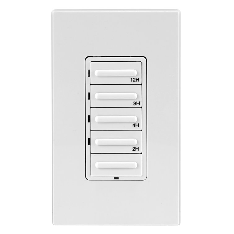 20-Amp Single Pole/3-Way Push Button Light Switch
