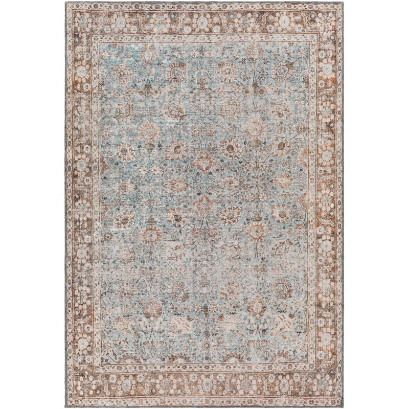 Bria Washable Oriental Indoor Rug, Rectangle 7'10" x 10'2"