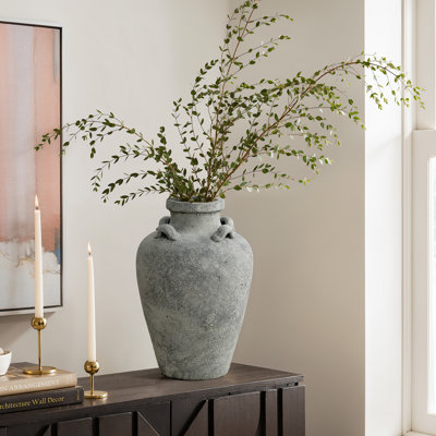 Vase de table 15 "H Rustic Grey