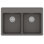 Évier de cuisine à double cuve en granite L 33 po x l 22 po