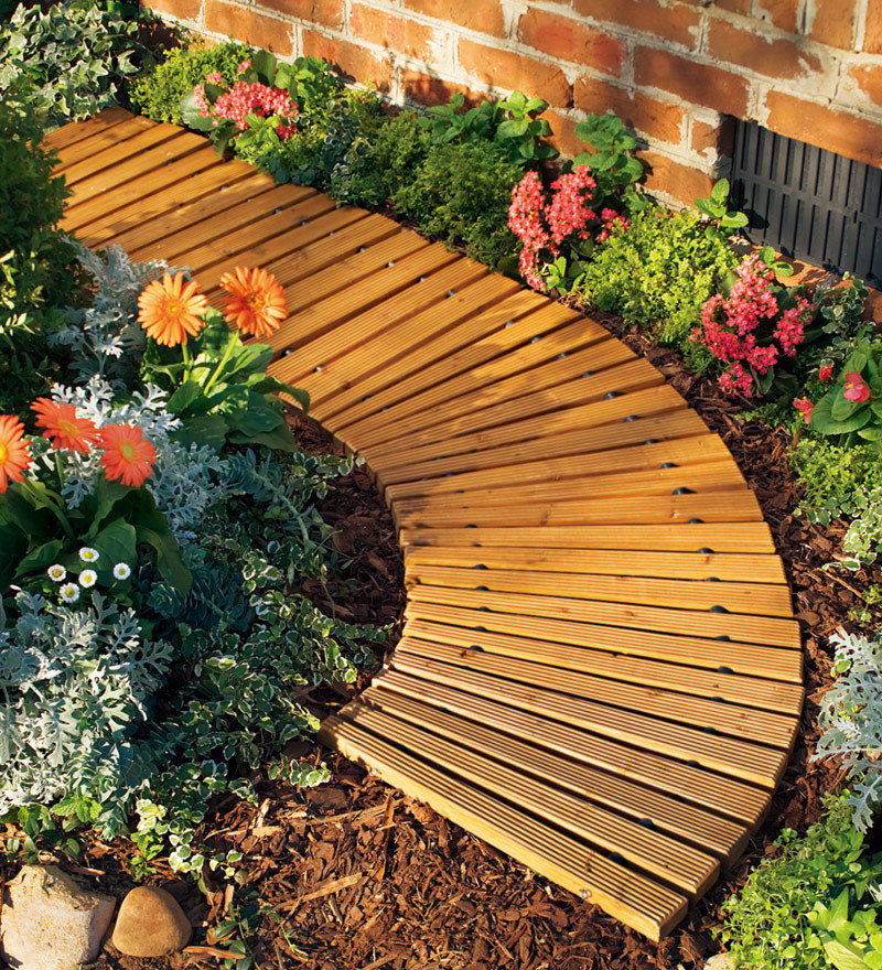 Plow & Hearth 4'L Roll-Out Curved Har...