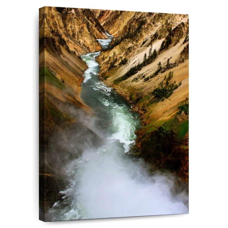 Alvord Fierce Yellowstone River, H 30 po x l 20 po