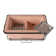 Fire Sense Yakatori Internal Grates Charcoal Chrome Cooking Grill Japanese Table - Large - Tan