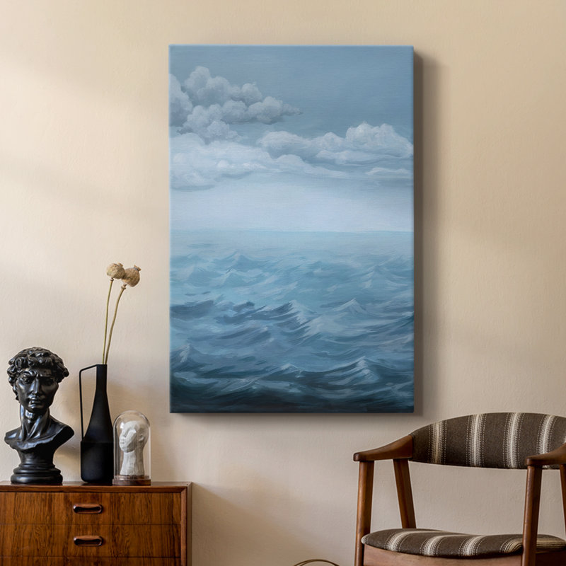 Roiling Sea I -Custom Wrapped Gallery Cavas