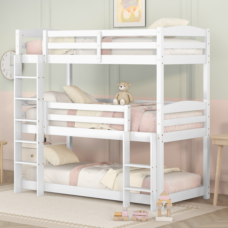 90 X 190cm Bunk Bed, White