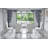 Kashauna Rectangular Faux Marble Top with Steel Base Dining Table