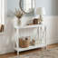 2 Tier X Design Console Table Sofa Side Accent Table-887280966