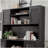Coastal Hutch with Storage, Black finish