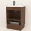 Meuble-lavabo autoportant de 23,6 po avec lavabo en acrylique renforcé Monterey-138893156-136695489