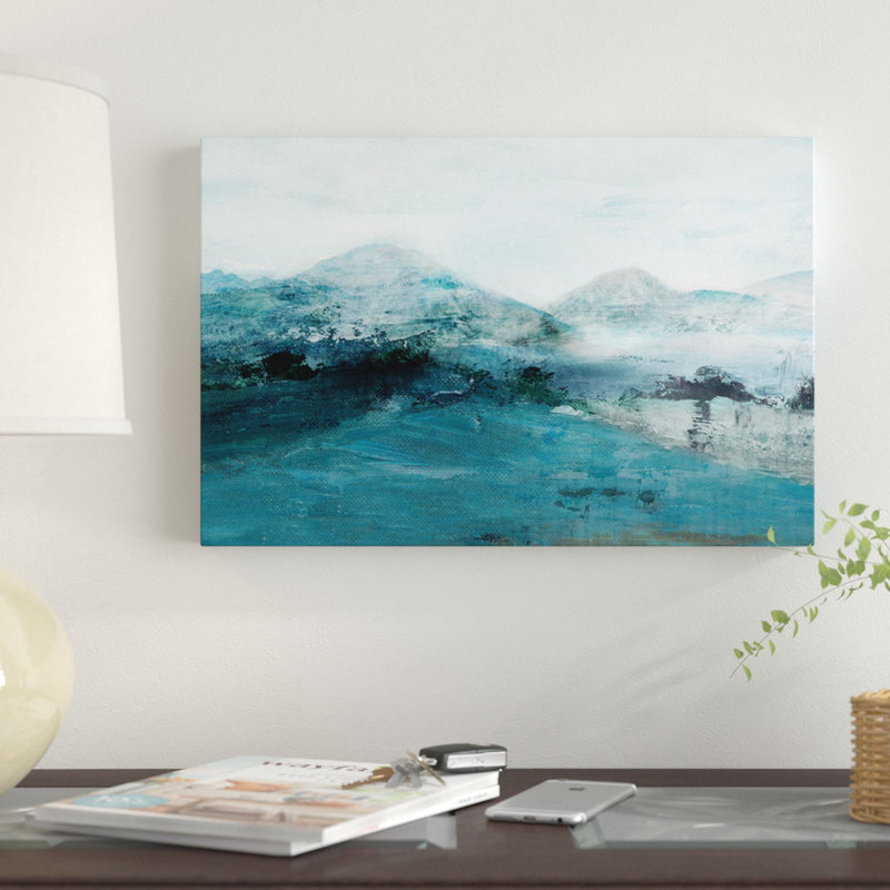 « hill », reproduction sur toile, H 8 po x l 12 po x P 0,75 po, Toile tendue, Pas de tapis