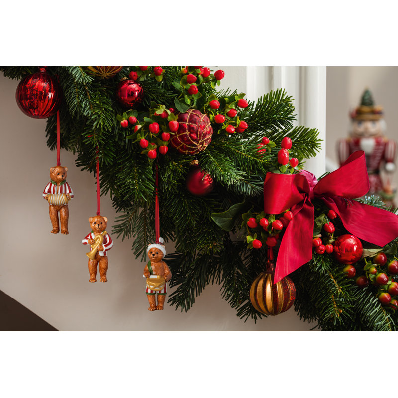 Villeroy & Boch Nostalgic Ornaments Teddy Bears, 3-piece Set