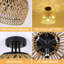 Plafonnier semi-encastré 3 lumières Boho
