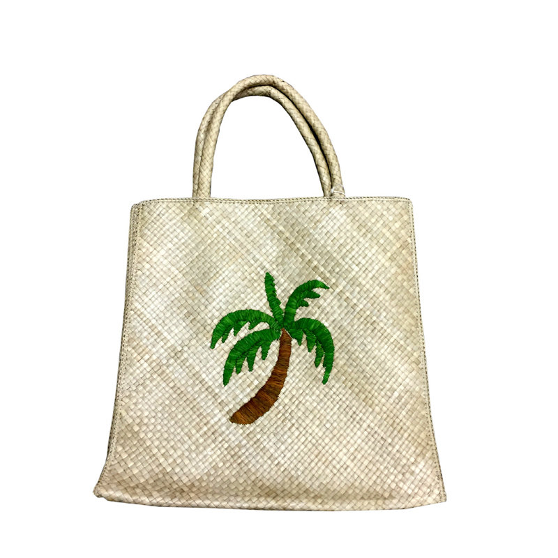 Sac de fourre-tout tissé palm panda