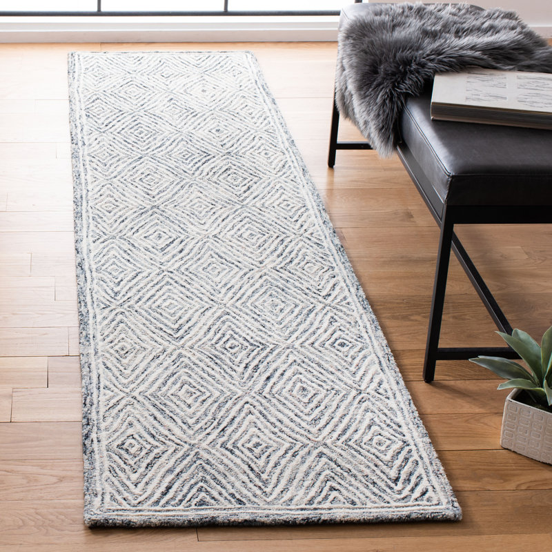 Arlington Wool Geometric Indoor Rug, Runner 2'3" x 9'