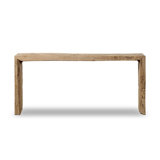 Vintage Waterfall Console Table 5-5.5ft Long Weathered Natural (Size&color vary)