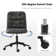 Samar Upholstered Armless Swivel Task Chair with Tufted Back