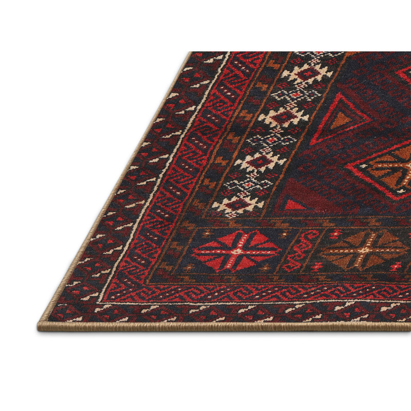 Tapis marron / noir, Rectangle 8 pi x 12 pi