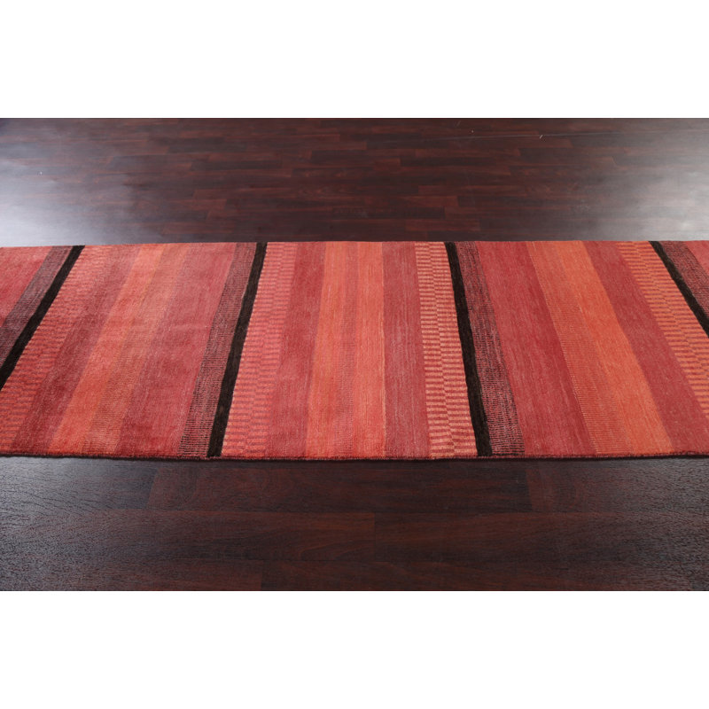Handmade Gabbeh  Wool Runner Rug 3x10
