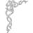 Versailles 15.75'' H x 11'' W x 1.12'' D Urethane Onlay Scroll