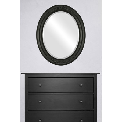 Winfrey Wood Flat Wall Mirror