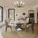 5/7 Pieces Modern Round Dining Table Sets, Sintered Stone Dining Table With PU Upholstered Chairs