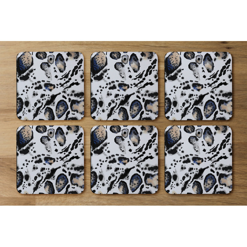 Square 6 Piece Coaster Set