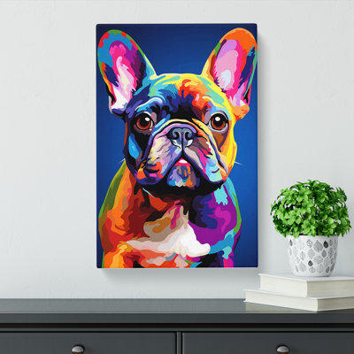 French Bulldog Colour Field No.2 - No Frame Print