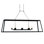 Vegas 8 - Light Kitchen Island Linear Pendant