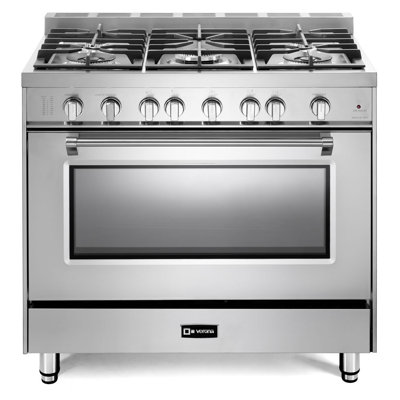 Verona Prestige 36"" 4 cu.ft. Freestanding Gas Range -  VPFSGG365SS