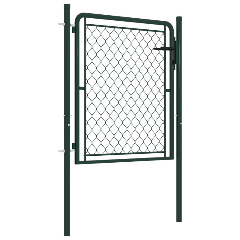 Torr Metal Gate, Green, 125cm H x 100cm W