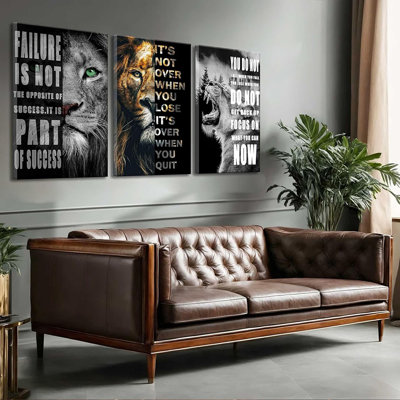 3 Piece Wrapped Canvas Set
